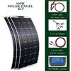 Kit Pannello Solare Fotovoltaico Flessibile 300W 200W 100W 16V Modulo Carica