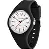 XCZAP Orologio elettronico luminoso impermeabile del silicone dell'orologio elettronico semplice di temperamento, Nero e bianco