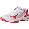 Mizuno Wave Exceed Sl 2 Cc, Scarpe da tennis Donna, Ncloud Rosered Bianco, 42 EU