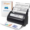 Plustek Smartoffice PS186 - Scanner per documenti desktop (scansione su entrambi i lati, DIN A4, 600dpi), per Windows