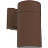 Applique Cilindrica Monodirezionale XL IP54 Base E27 - Corten