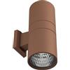Applique Cilindrica Bidirezionale XL IP54 Con 2 basi E27 - Corten