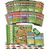 ZenGreens® - Semi di germogli bio set da 20 - facile coltivazione in vaso o vassoio per semi - confezione di prova - 20 varietà diverse - mix di semi di microgreens