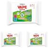 Vape, Derm Herbal, 15 Salviette Antipuntura, Repellenti Zanzare con Olio Essenziale di Citronella Java e di Andiroba, Proteggono da Zanzare Comuni, Tigre, Moscerini e Altri Insetti, Efficaci fino a 5 ore