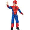 Marvel Costumi Vestito per Ragazzi Spiderman Blu 9-10 Anni