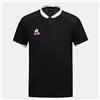 Le Coq Sportif 2421621 Tennis N°7 Short Sleeve Polo Nero L Uomo