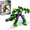 LEGO Marvel Hulk Mech Armor, giocattolo da costruzione Marvel posabile, action figure Avengers per bambini di 6 anni, ragazze e bambini o fan Marvel di qualsiasi età, 76241