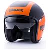 Blauer HT BLAUER CASCO PILOT 1.1 HT GRAFICA G BLACK-ORANGE MATT M