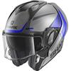 Shark HE8915EABKXS Evo Gt - Casco Moto Unisex - Adulto, Multicolore (Anthracite Blue Black), XS