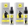 pjur superhero Strong Spray - Spray ritardante altamente concentrato per uomo - estratto di zenzero per più durata (20ml) (Confezione da 2)