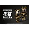 Medicom Toy 【IN MAGAZZINO】BE@RBRICK MASTERMIND vs BAPE(R) GIALLO 1000% NUOVO SPEDIZIONE V...