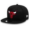 NEW ERA Cappellino 9FIFTY Snapback Chicago Bulls Logo Nero