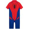 Marvel Costume Piscina Bambino Muta Costume Bambino Mare Nuoto 3-10 Anni Costume da Bagno Bambino Spiderman Hulk Captain America Avengers Regali (Rosso/Blu Spiderman, 3-4 Anni)