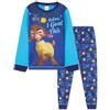 Disney Pigiama Bambina - Pigiama Bambina Invernale 3-12 Anni Lungo - Pigiami Bimba Maniche Lunghe in Caldo Cotone di Wish (Blu, 9-10 Anni)