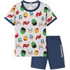 Marvel Avengers Pigiama Bambino Pigiama Spiderman Black Panther Captain America Pigiama Corto Bambino Estivo in Maniche Corte e Pantaloncini Gadget Ufficiale (Grigio/Blu Avengers, 11-12 Anni)