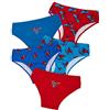 Marvel Mutande Bambino 5 Pack, Morbido e Traspirante Cotone Slip Ragazzo (Blu/Rosso Spiderman, 13-14 Anni)