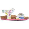 Geox J Adriel Girl C, Sandali Donna, Bianco Fucsia, 37 EU