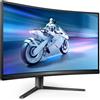 PHILIPS Evnia 27M2C5500W - Monitor da gioco curvo QHD da 27 pollici, 240 Hz, HDR400, 1 ms GtG, FreeSync Premium Pro (2560x1440, HDMI, DisplayPort, USB Hub) grigio scuro