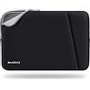 BAAGOAZ Custodia per Laptop da 15,6-16 Pollici Borsa Protettiva Compatibile con Parziali 16 Portatile Laptop Porta PC, e la Maggior Parte dei 15,6 Pollici Computer Portatile Notebook Chromebook, Nero