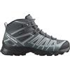 Salomon X Ultra Pioneer Mid Gore-Tex Scarpe Impermeabili Escursionismo da Donna, Qualsiasi condizione meteo, Stabilità e ammortizzazione, Ebony/Stormy Weather/Wine Tasting, 39 1/3 EU