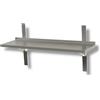 Ristoattrezzature Modello: 86230353,Mensola a parete liscia in acciaio inox 80x30x4h cm EC