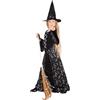 Boland - Set di costumi da strega magica per bambini, abito lungo con cappello, vestito in maschera per carnevale, halloween o festa a tema