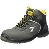 Utility Diadora Blitz Mid S3 Src, Scarpe Da Ginnastica Uomo, Bianco Grigio Fumo, 35 EU