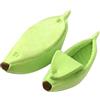 BomDog Cuccia Gatto,Cuccia per Gatti Letto Calmante per Gatti, Accogliente Grotta per Gatti,Cucce per Gatti da Interno Caldo Nido per Animali A Forma di Banana (S, Verde)
