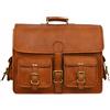 Fatto a mano Valigetta da uomo in pelle 18" borsa per laptop business attaccare borse a po...