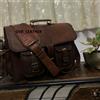 Fatto a mano Borsa a tracolla da uomo in vera pelle vintage di alta qualità messenger per ...
