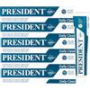 President KIT 5 DENTIFRICIO ORTHO-IMPLANT per portatori di apparecchi ortodontici, impianti dentali, protesi. Azione anti carie. massima protezione da irritazioni gengivali. RDA 30. 5X75ml