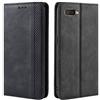 HualuBro Cover per Oppo K1 / Oppo RX17 Neo/Oppo R15X, Flip Case in PU Pelle Premium Portafoglio Cover [Funzione Stand] [Slot Carte] Leather Wallet Phone Custodia (Nero)