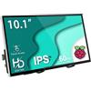 HAMTYSAN Raspberry Pi Touchscreen, Monitor 10.1 Pollici HDMI,Schermo Portatile 1024x600 16:9 IPS Display per Raspberry Pi 4/3/2/Zero/B/B+ Win10/8/7,Con Staffa