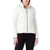 Geox W Jaysen Hood Jkt, Piumino Donna, Blanc De Blanc, 48