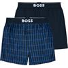 BOSS 2p Boxer Shorts EW, Bright Blue, S (Pacco da 2) Uomo