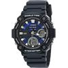 Casio Orologio Analogico-Digitale al Quarzo Uomo con Cinturino in Plastica AD263