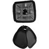 PartyKindom 1set Diffusori Pieghevoli Softbox Per Fotografia e Video Diffusore Per Luce Flash e Anello Fluorescente Nero Accessorio Leggero e Portatile Per Ombre e Stabilizzare Temperatura