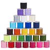 PH PandaHall 28 colori 0,8 mm filo di nylon per maglieria a mano cordoncino cinese per annodare filo perline filo per gioielli che fanno perline braccialetto, 980 m totalmente