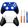 Hzxkqmil Alloggiamento di Ricambio Guscio Anteriore Frontalino + Custodia Posteriore per Xbox Elite Series 2 Controller - Core, Blu, con Strumento Cacciavite