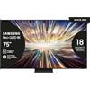 Samsung TV QE75QN800DTXZT Neo QLED 8K, Smart TV 75" Processore NQ8 AI Gen2 , Infinity One Design , DVBT-2, Q-Symphony & Dolby Atmos, Integrato Alexa e Bixby, 165 Hz, 2024