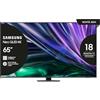 Samsung TV QE65QN85DBTXZT Neo QLED 4K, Smart TV 65" Processore NQ4 AI Gen2, Simple Chamfer, DVBT-2, Q-Symphony & Dolby Atmos, Integrato Alexa, compatibile Bixby e Google Assistant, Carbon Silver 2024