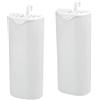 Genérico Umidificatore per Radiatore in Plastica Con Ciondolo/Evaporatore d'Acqua - Set di 2 Pezzi, Colore Bianco, 22 x 9 x 8 cm