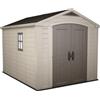 Keter Factor beige - Casetta da giardino - Con finestra laterale - 256.5x331.5x243 cm