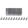 ECOVACS GOAT Robot Tosaerba Kit lame (12 pezzi), Compatibile con le serie G1, O500, O600, O800, O1200, A1600, A3000