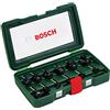 Bosch Home And Garden 2607019466 Set Misto, 12 Frese HM, Nero, Gambo 8 Mm
