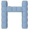 Pigro Felice 921988-AZURBLUE Modul'Air Luxury Inflatable Single Top Backrest Piscina Galleggianti, Blu Azur