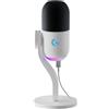 Logitech Microfono Condensatore RGB Gaming LightSync Bianco 988 000576 G Yeti GX