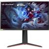 LG 27GP850P UltraGear Gaming Monitor 27'' QHD NanoIPS HDR 400, 2560x1440, 1ms, G-Sync Compatible, AMD FreeSync Premium Pro 180Hz, HDMI 2.0 (HDCP 2.2), Display Port 1.4, USB 3.0, AUX, Flicker Safe, Nero