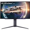 LG 27GR95QE UltraGear Gaming Monitor 27'' QHD OLED HDR True Black, 2560x1440, 0.03ms, G-Sync Compatible, AMD FreeSync Premium 240Hz, HDMI 2.1 VRR (HDCP 2.3), Display Port 1.4, Flicker Safe, Nero