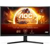 AOC Gaming CQ32G4VE - Monitor curvo QHD da 32 pollici 180 Hertz 05 ms HDR10 FreeSync Premium (2560x1440 HDMI DisplayPort) nero-grigio